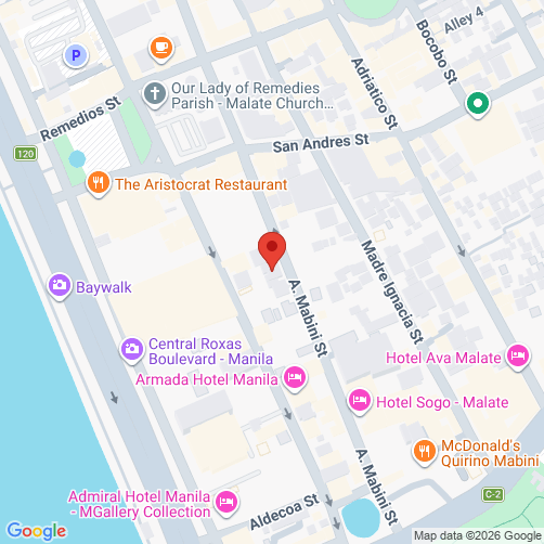 Map of  (Malate Manila)